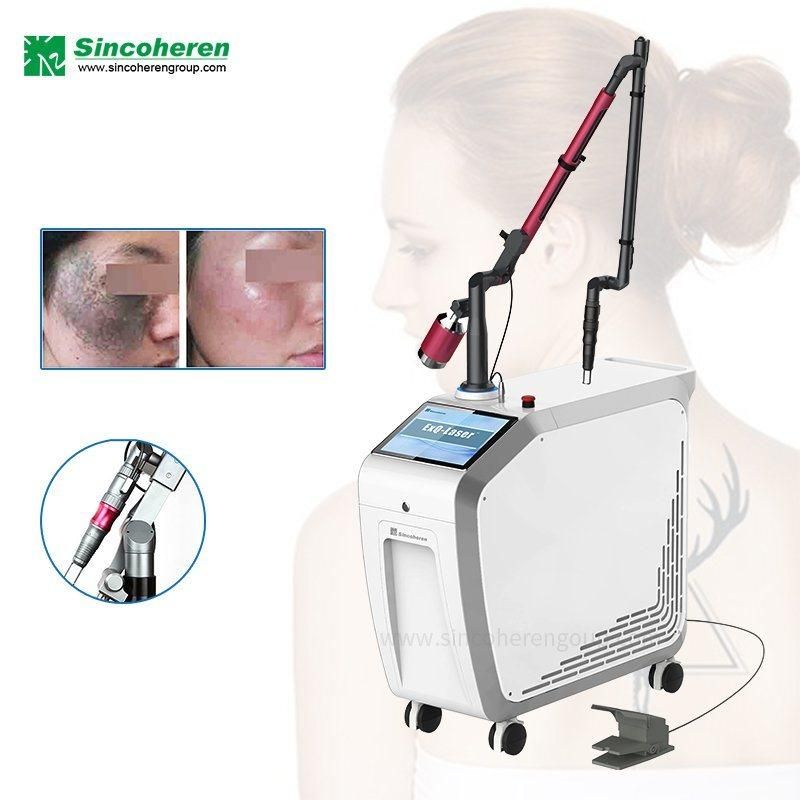 2021 Q Switch ND YAG Laser Laser Genesis Professional 1064 ND YAG 532 Nm Tattoo Removal with Medical CE Machine