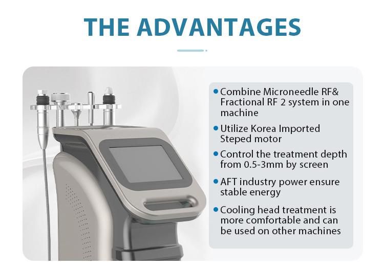 Microneedle RF Skin Care RF Fractional Beauty Machine