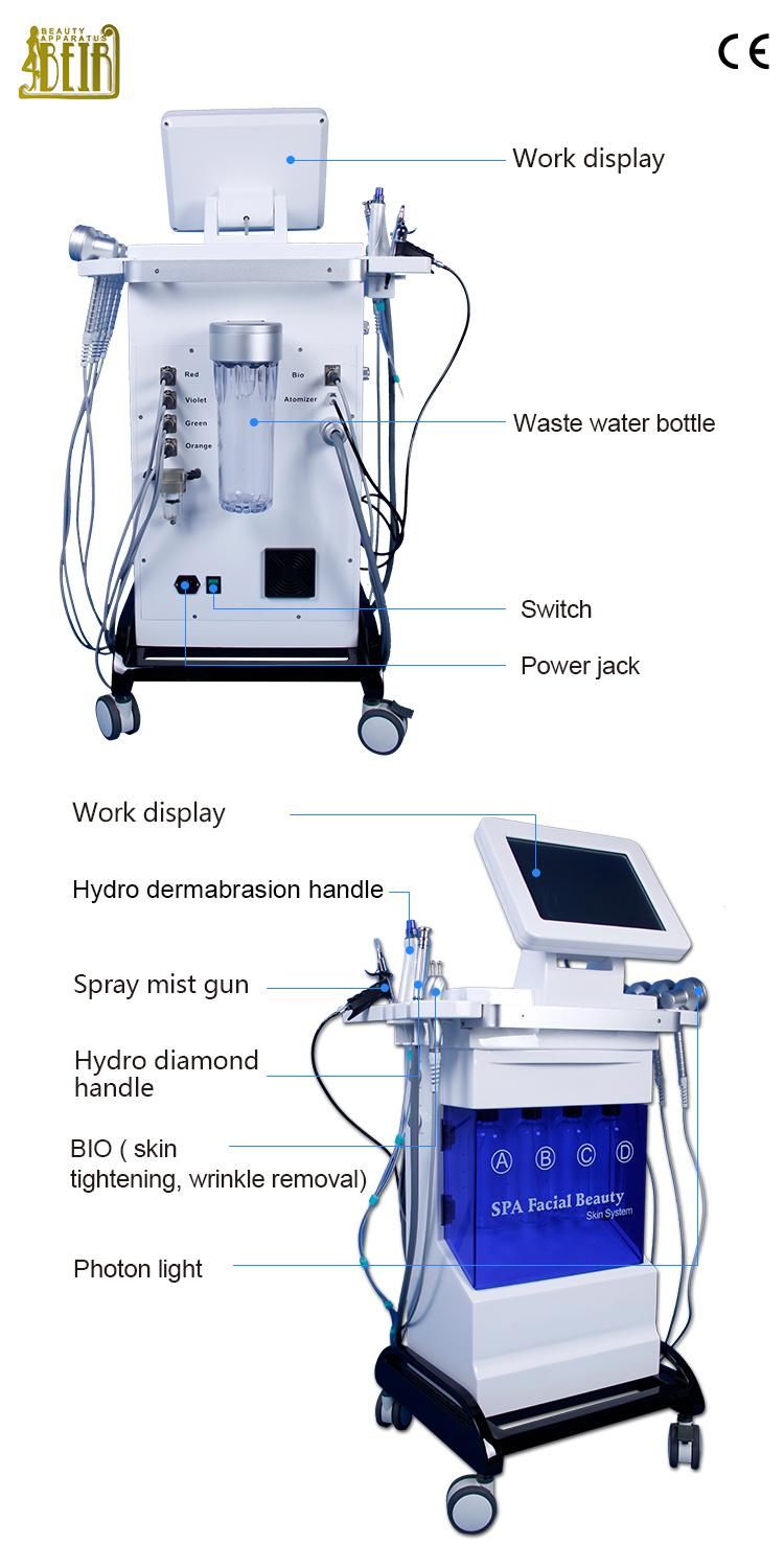 Hydro Dermabrasion Machine Facial Deep Cleaning and Rejuvenation Beauty Machine