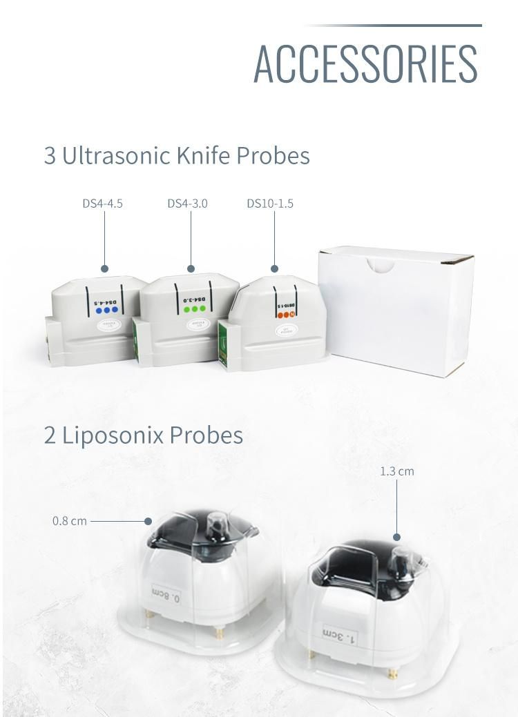 Multifunctional Liposonix Body Slimming Lipo+ Hifu 2 in 1 Treatment System Hifu Facial Lifting Machine for Salon