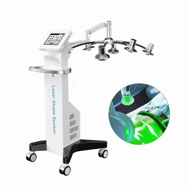 Fat Loss Machine Sale Green Color Laser Weight Loss Lipo Laser 532nm Cold 6D Laser Shape 6D Lipolaser Slimming Machine