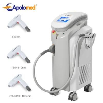 755 808 1064nm Apolomed 808nm Diode Laser Hair Removal