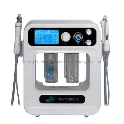 4 in 1 Hydra Ultra Wrinkle Removal Hydro Dermabrasion Vacuum Face Cleaner Blackhead Removal Oxygen Facial H2O2 Hydro Machine