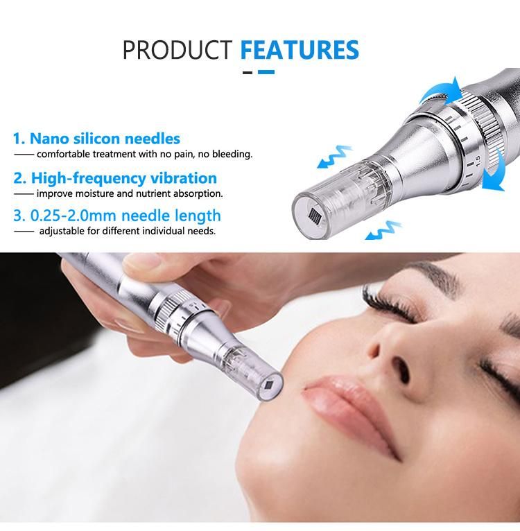 RF Micro-Current No Needle Mesotherapy Facial Beauty Machine