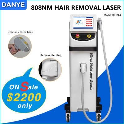 808nm Professional Soprano Device Beauty Equipment Diode Laser Hair Removal