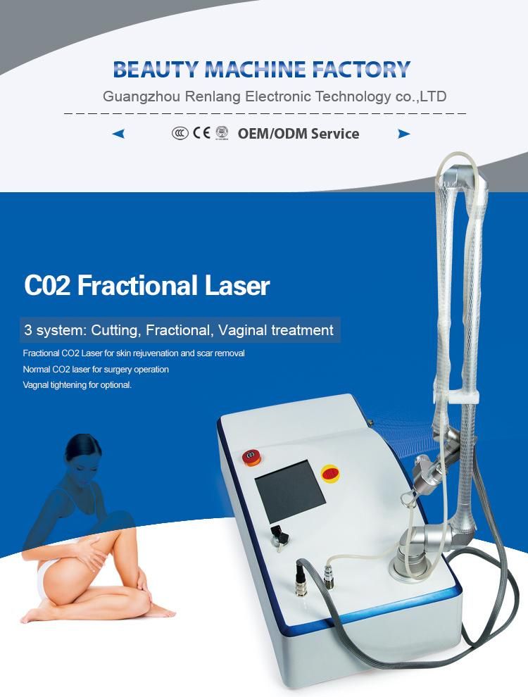 40W Power Vaginal Tighten Wrinkle Scar Removal CO2 Fractional Laser Machine