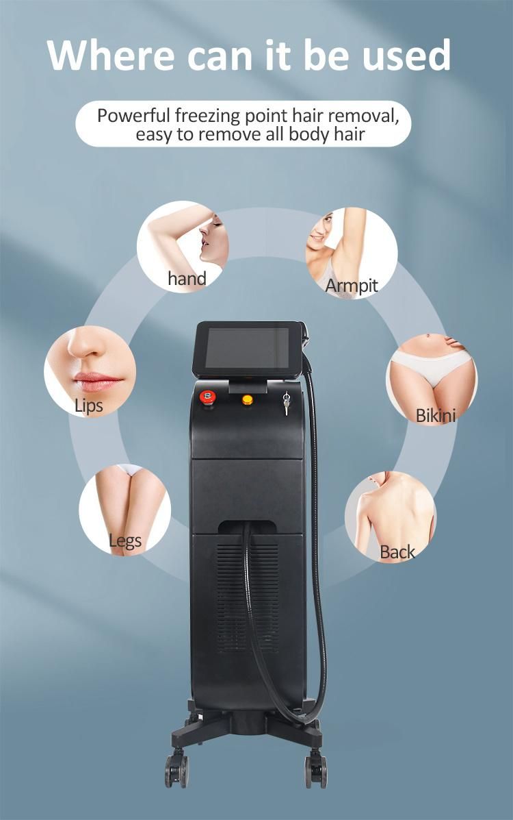 Diode Laser Machine 1200W 1064nm 755nm 808nm Diode Laser Hair Removal