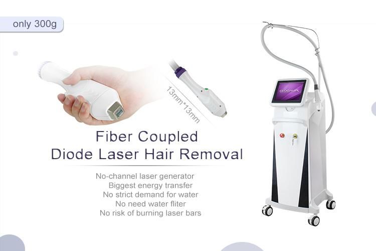 Professional 810nm Fiber Coupled Diode Laser Permanent Hair Removal Machine Factory Price Ce Approved Beauty