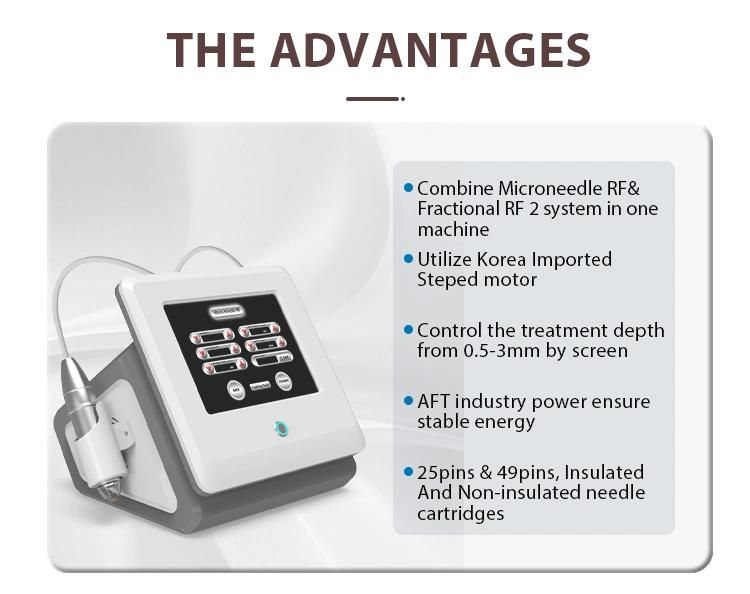 Portable Machine for Anti Wrinkle Fractional RF Microneedle