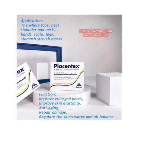 Placentex Pdrn Pn Salmon Skin Booster Stimulate Collagen Regeneration Dermal Filler Solution Anti-Aging Solution Injectable Solution Rejuran Rejuvenex Forte