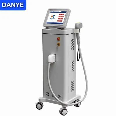 Painless Vertical 810nm Diode Laser System Hair Removal Machine