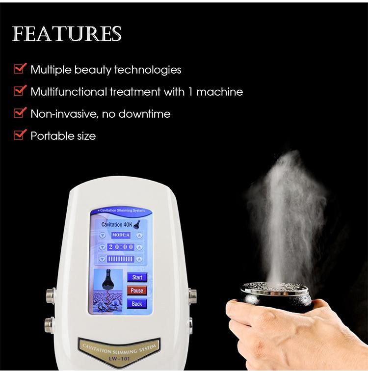 3 in 1 RF 40K Cavitation Multipolar RF Slimming Tripolar RF Cavitation Machine Slimming