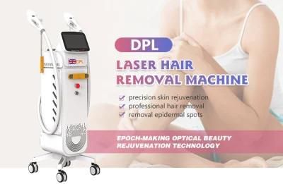 Hair Removal Device Dpl RF Laser Skin Rejuvenation IPL Shr Laser Hair Removal Machine