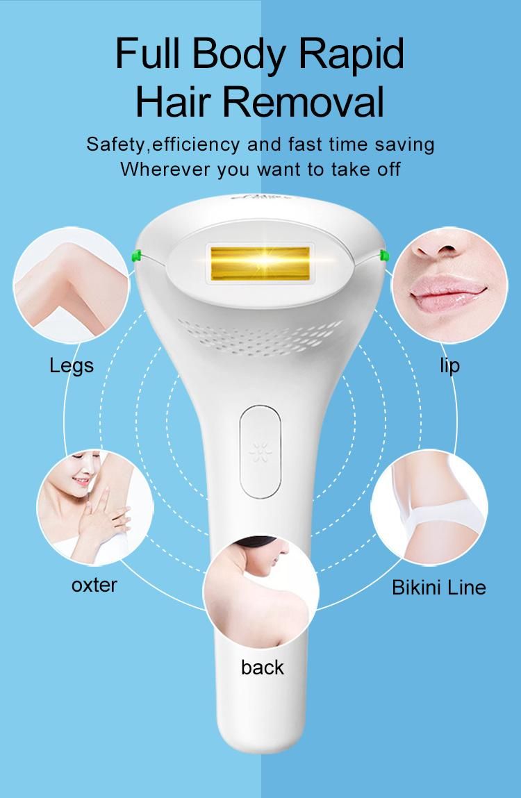 Private Label Home Use Beauty Intense Pulsed Light Portable IPL Hair Removal Device