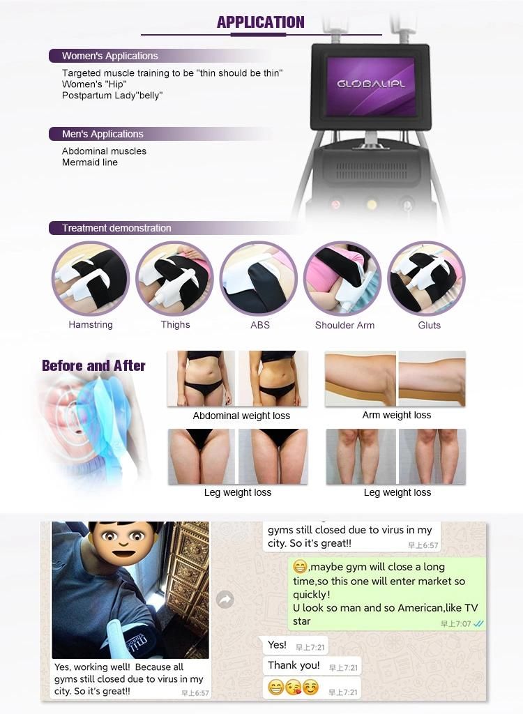 Beauty Shape Hi-EMT Fat Reduce Non-Invasive Build Muscle Emslimming