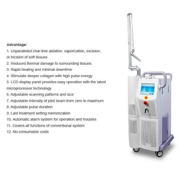 Medical CO2 Fractional Laser Beauty Equipment for Scar Removal