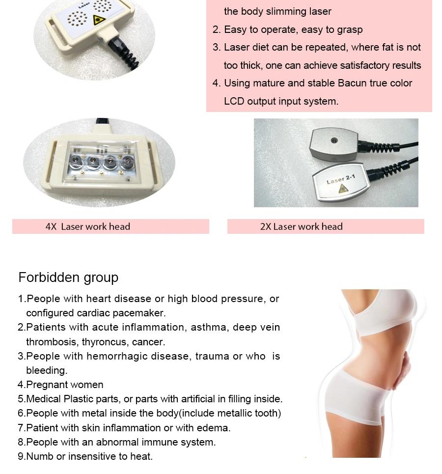 RF Vacuum Laser Cavitation Fat System Ls651 for Weight Loss