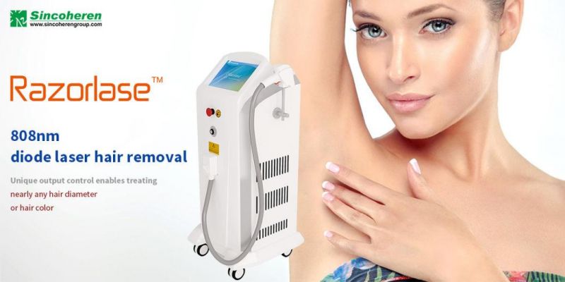 Sincoheren Promotion Razorlase Long Pulse 755nm 808nm 1064nm Alexandrite Laser Hair Removal Big Spot Diode Laser Price Beauty Equipment Salon Clinic Hair Remove