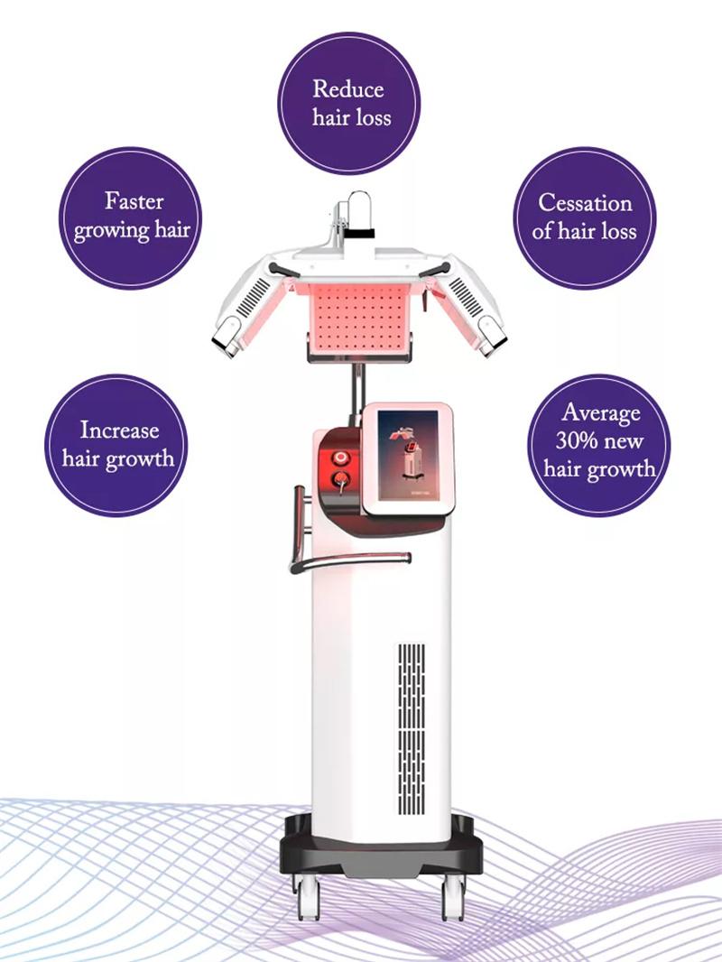 2022 New Technology Salon Use Professional 660nm Diode Laser Hair Growth Machine for Hair Loss Treatment
