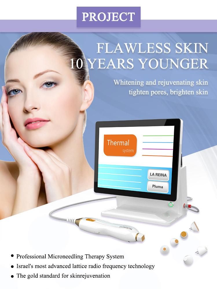 Microneedle RF Fractional Skin Tightening Wrinkle Remove Facial Beauty Machine