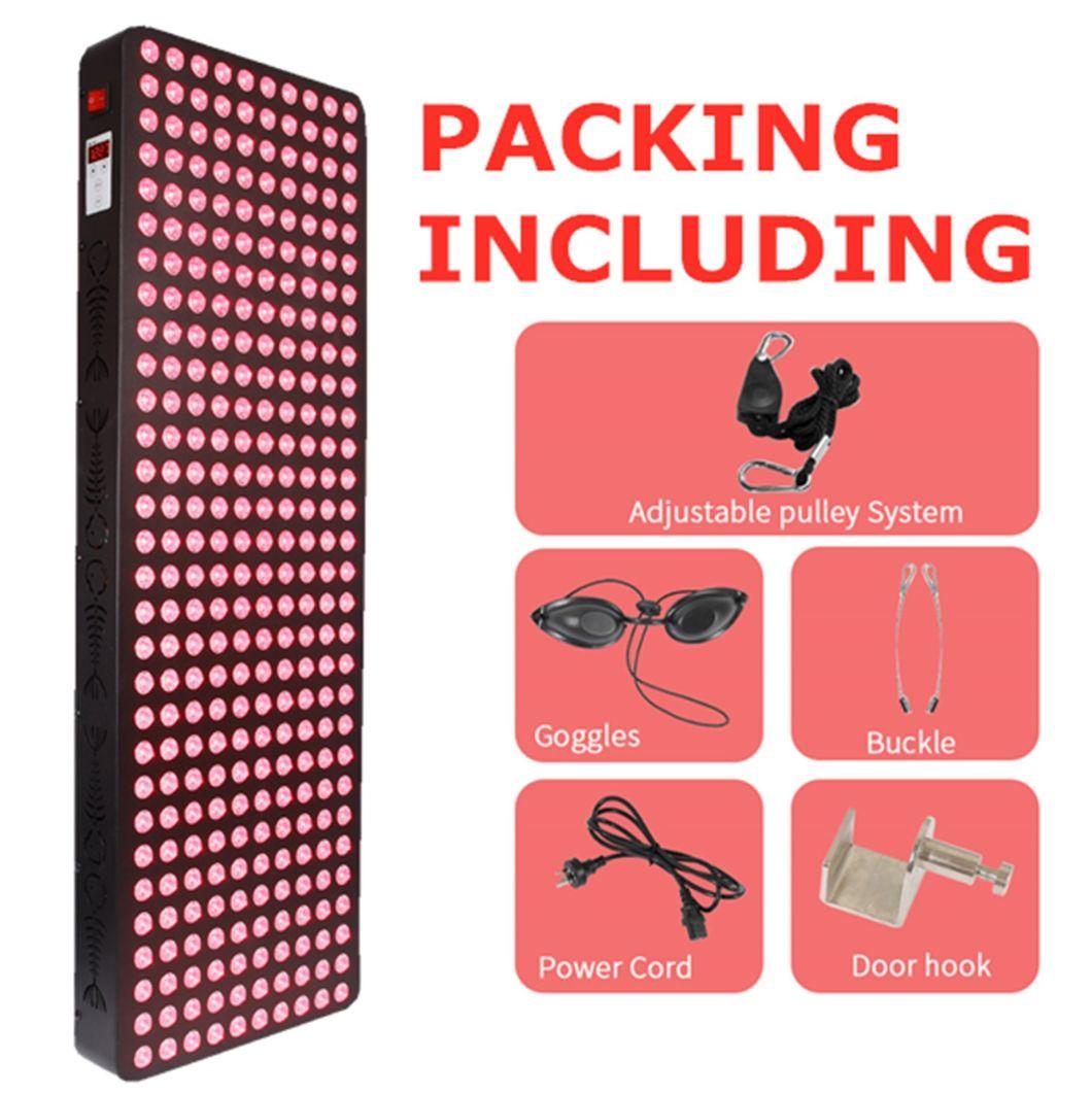 Rlttime Wholesale 1500W Red Light Therapy Panels Full Body Anti-Aging and Acne LED Infrared Light Therapy Panel