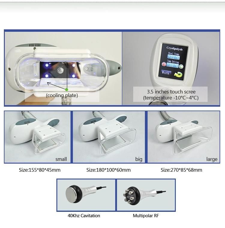 Good Price Cavitation RF Face Lifting Cooling Cryolipolysis Fat Freeze Slimming Machine