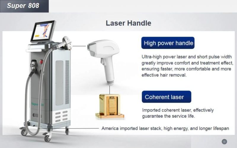 808 Diode Laser Salon Machine for Permanent Face Body Hair Removal