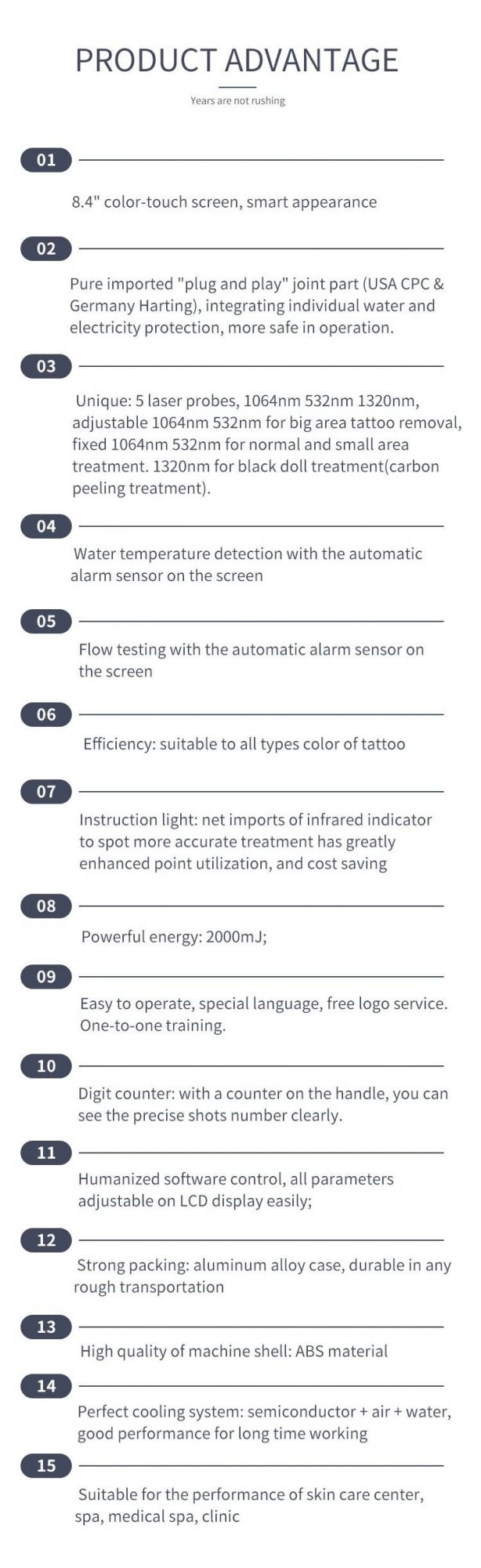 Professional Machine Laser Tattoo Removal Picosecond for Skin Resurfacing