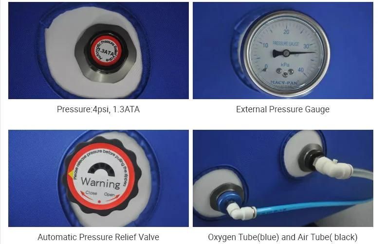 4 People Use Portable Oxygen Hyperbaric Chamber Inflatable