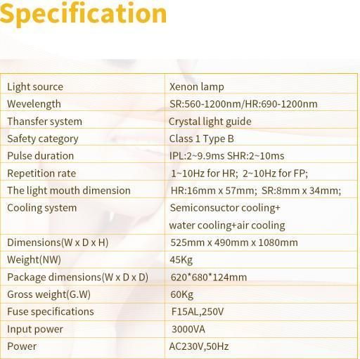 Sincoheren 510K Cleared Professional Ice Cool IPL Opt / Shr / Hair Removal Skin Rejuvenation / IPL Elite Machine for Sale