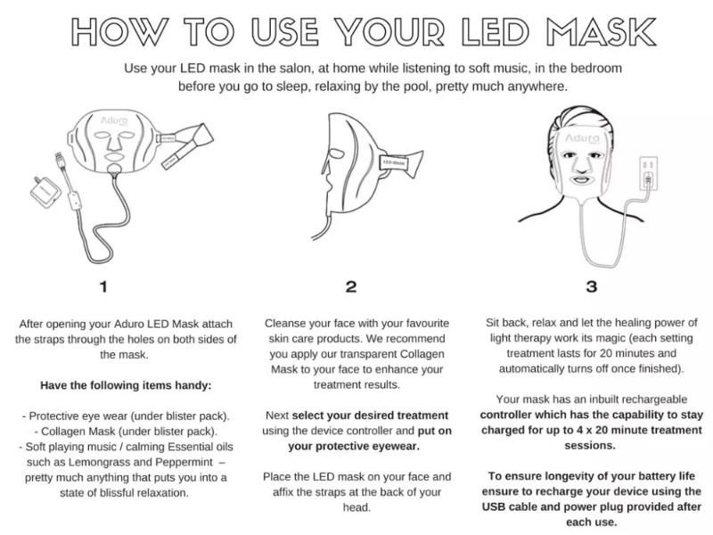 Red Light Therapy Facial Mask for Skin Rejuvenation