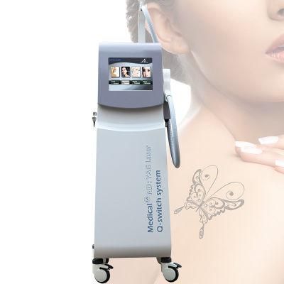 High Quality ND YAG Laser 1064 532 1024 Carbon Peeling Tattoo Removal Machine