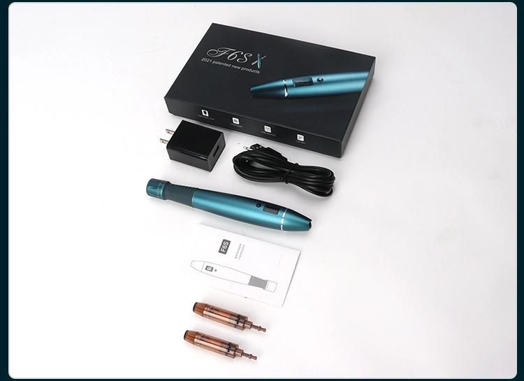 Wireless 0-3mm Electric Nano Needles Micro-Needling Derma Pen