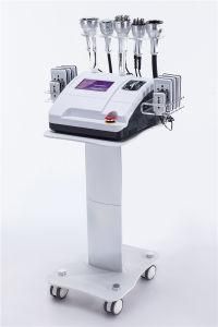 Lipo Laser Multifunctional Vacuum RF Cavitation Machine with 7 Handle and 8 Pads