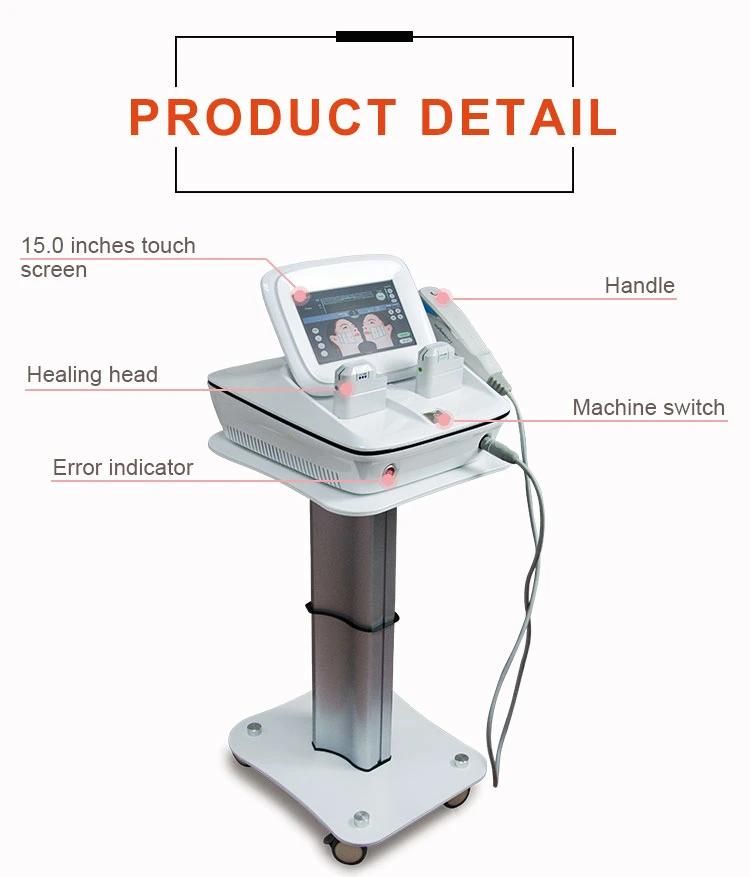 Portable 3D Hifu Equipment with 12 Lines for Skin Care Wrinkle Removal