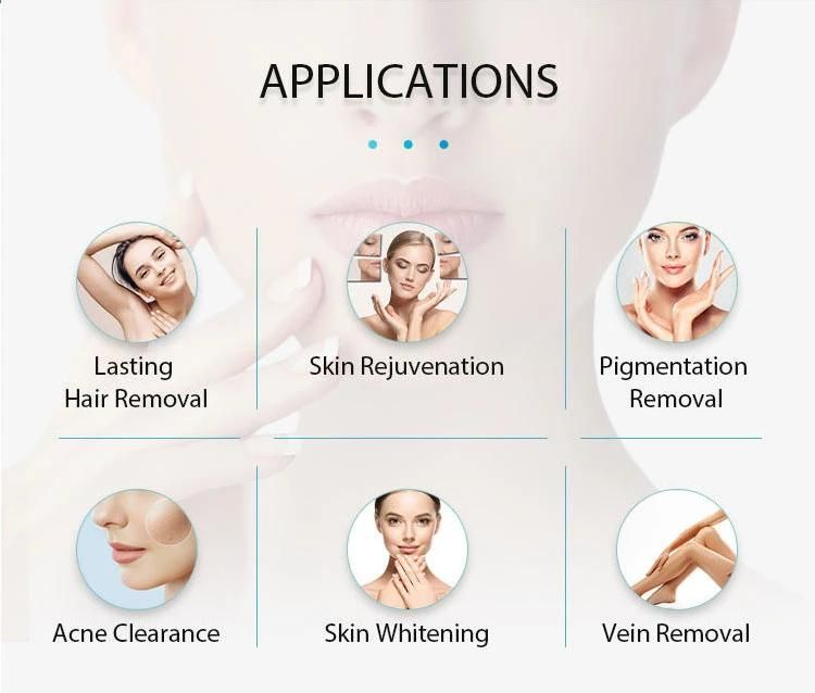 The High Configuration Shr+IPL+RF+E-Light Hair Removal Equipment