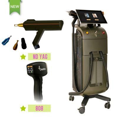 Weifang Km Alma Soprano Titanium Triple Wave 755 808 1064nm Diode Laser Hair Removal ND YAG Laser Tattoo Removal Machine