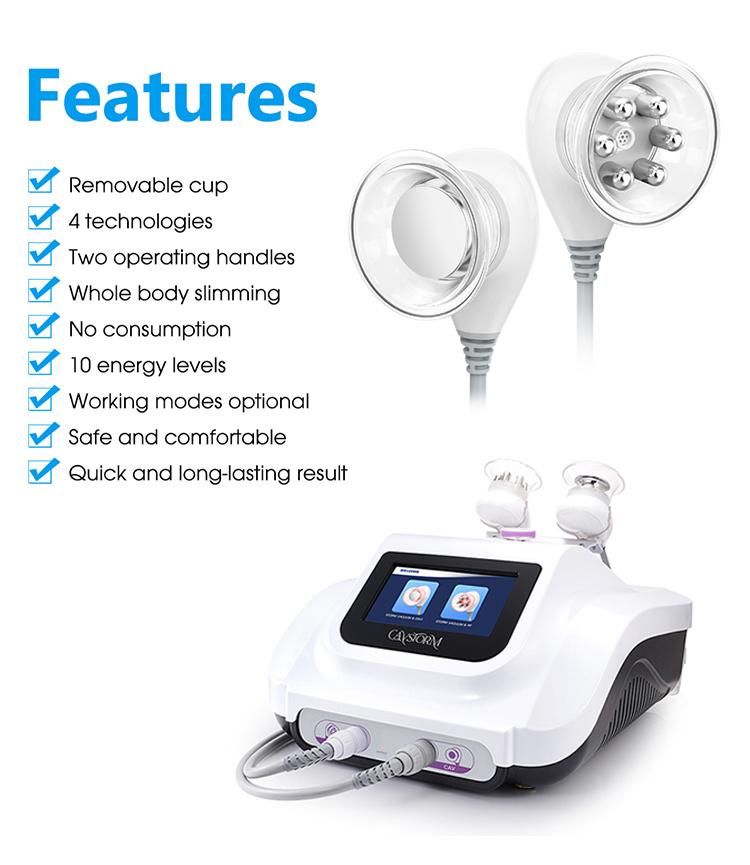 40K Cavitation Weight Loss Beauty Machine Vacuum RF Skin Tightening Face Lift Body Slimming Machine