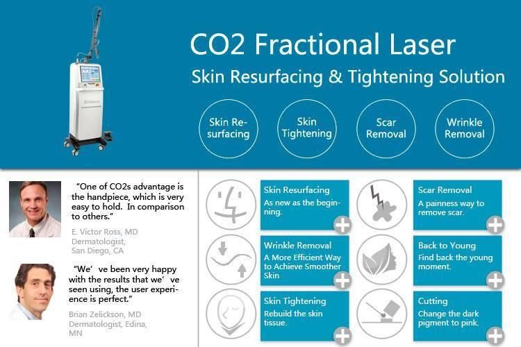 FDA Medical CE Approved RF Tube CO2 Fractional Laser Machine