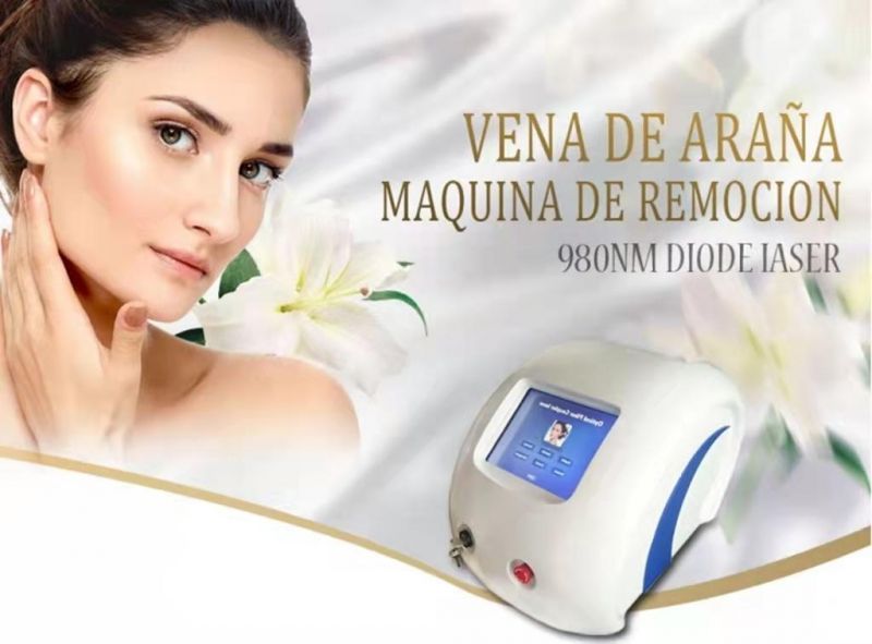 980nm Diode Laser Spider Veins Removal Machine