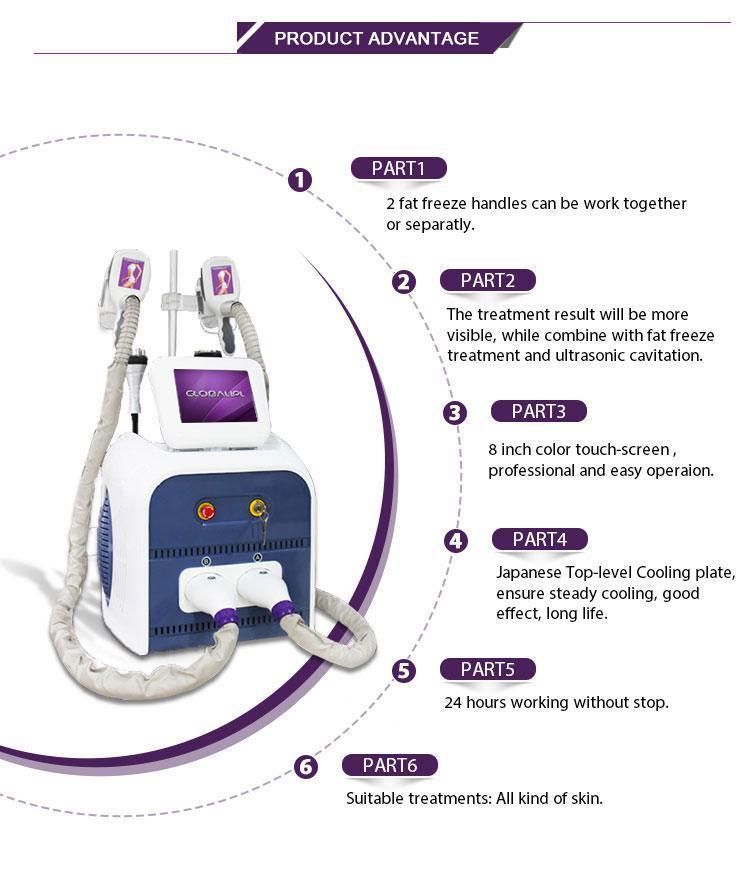 Cold Laser Sllimming Instrument with Powerful Cryotherapy Handle