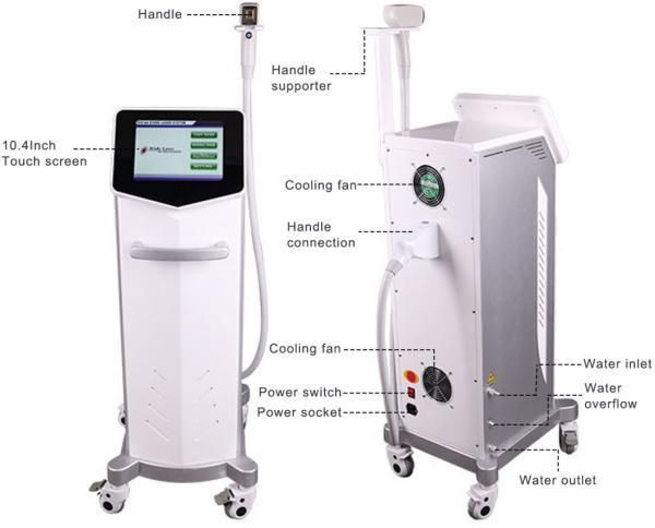 808nm/810nm Diode Laser Hair Removal Salon Beauty Equipment