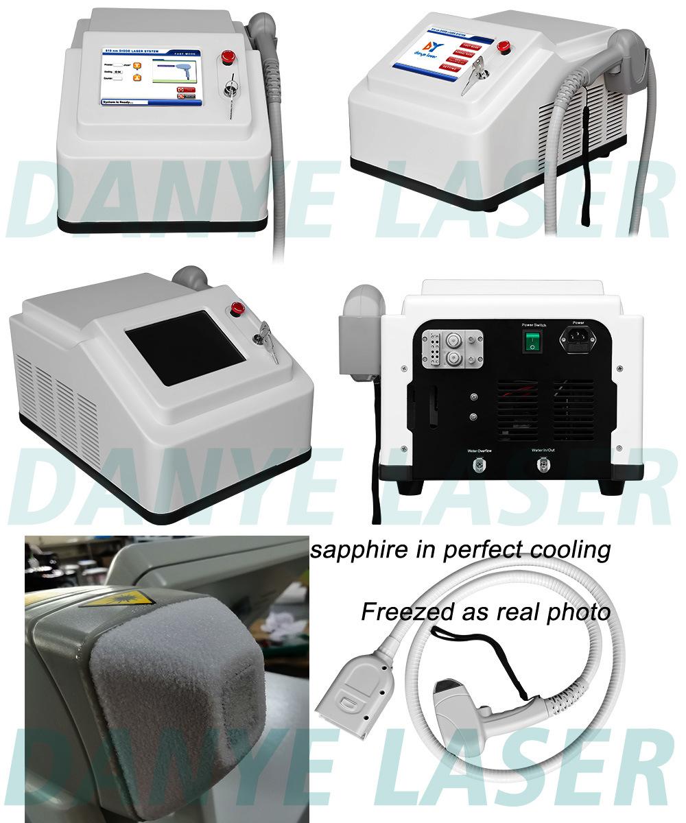 Shr Diode Laser 808 Nm Portatili Laser a Diodo Epilazione Popular in Italy