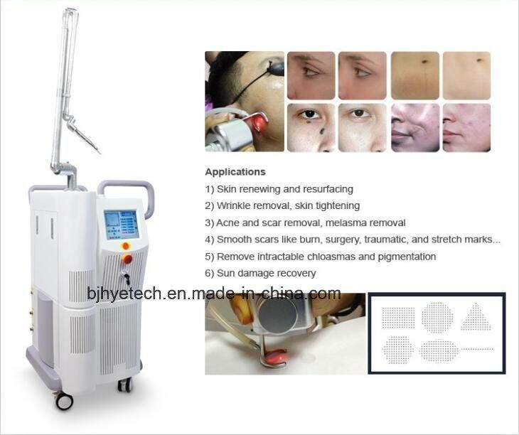 High Power Medical CO2 Laser Fractional CO2 Laser Skin Tightening Scar Removal