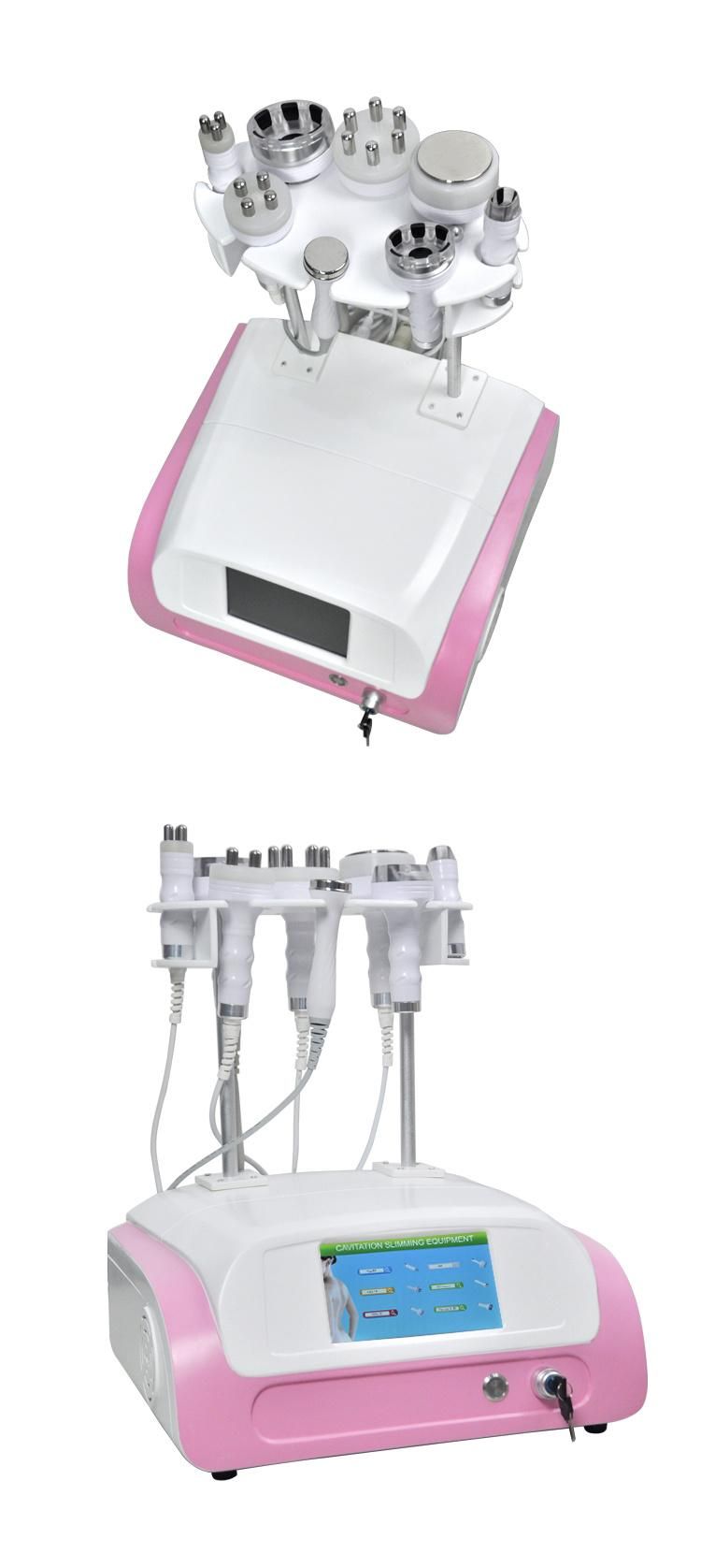 Multifutional Vacuum Ultrasonic Cavitation RF Body Slimming SPA Machine