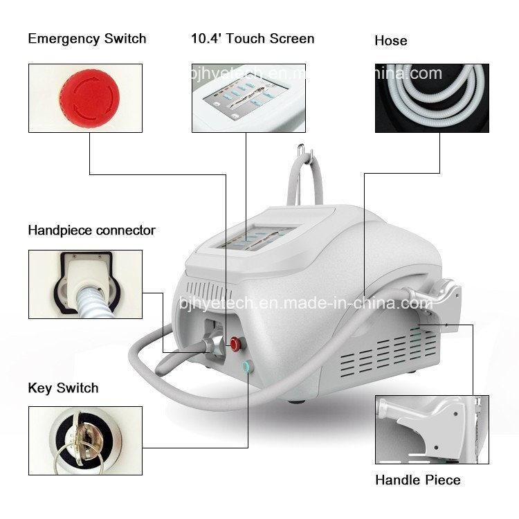 Ce Approved Advanced Portable 808nm Diode Laser for Painless Hair Removal