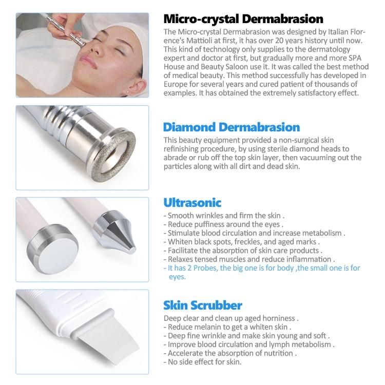 Portable Effective Face Dermabrasion Skin Care Beauty Machine