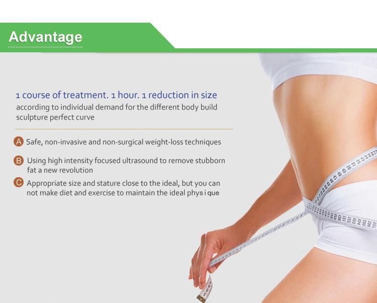 Medical Use Body Shaping/ Fat Reduce Slimming Machine/Weight Loss Liposonix Machine for Body Slimming