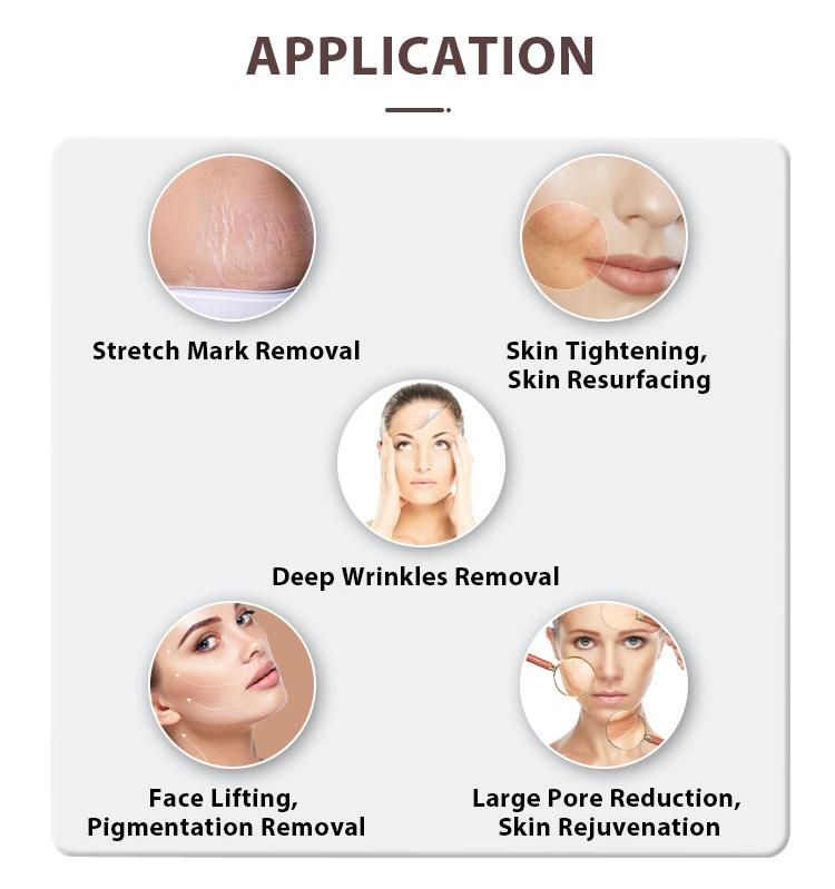 Face Lifting RF Fractional Scar Wrinkle Removal Skin Tightening Acne