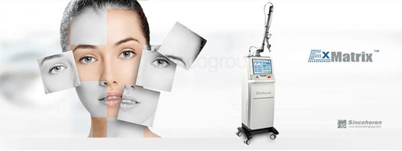 Exmatrix CO2 Laser Machine Medical Scar Removal Skin Resurfacing Rejuvenation Vaginal Laser Tightening Equipment RF Tube